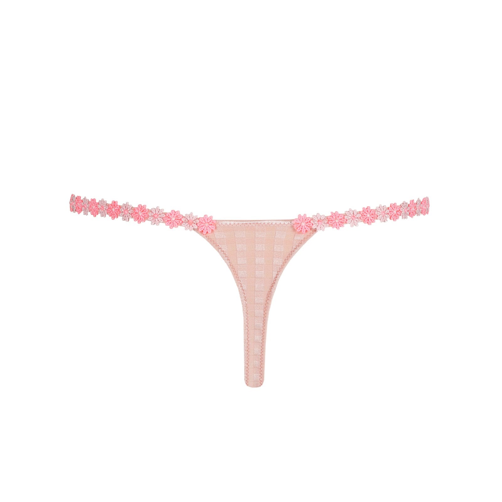 Marie Jo Avero Tiny Mini Thong detail view in Powder Rose