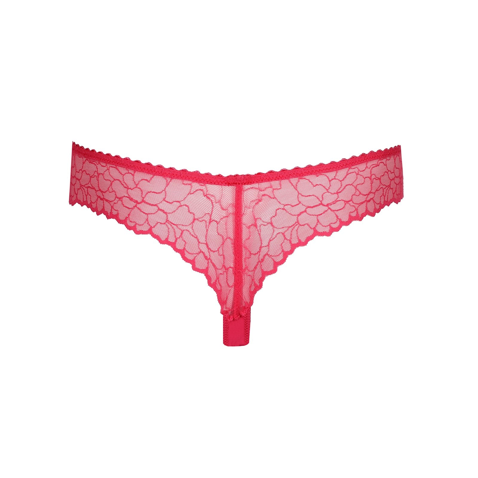 Marie Jo Azelie Thong detail view in Raspberry