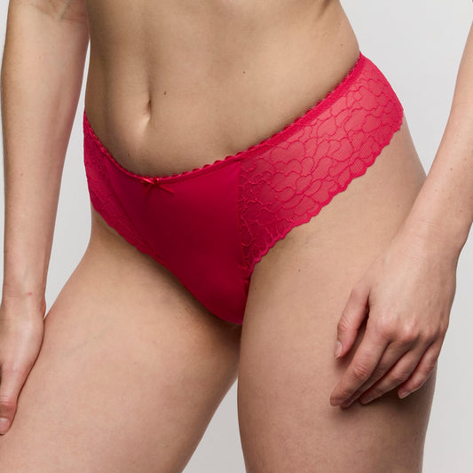 Marie Jo Azelie Thong alternate view in Raspberry
