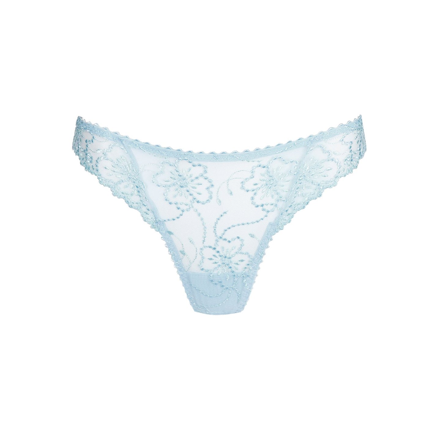 Marie Jo Jane Thong detail view in Milky Blue