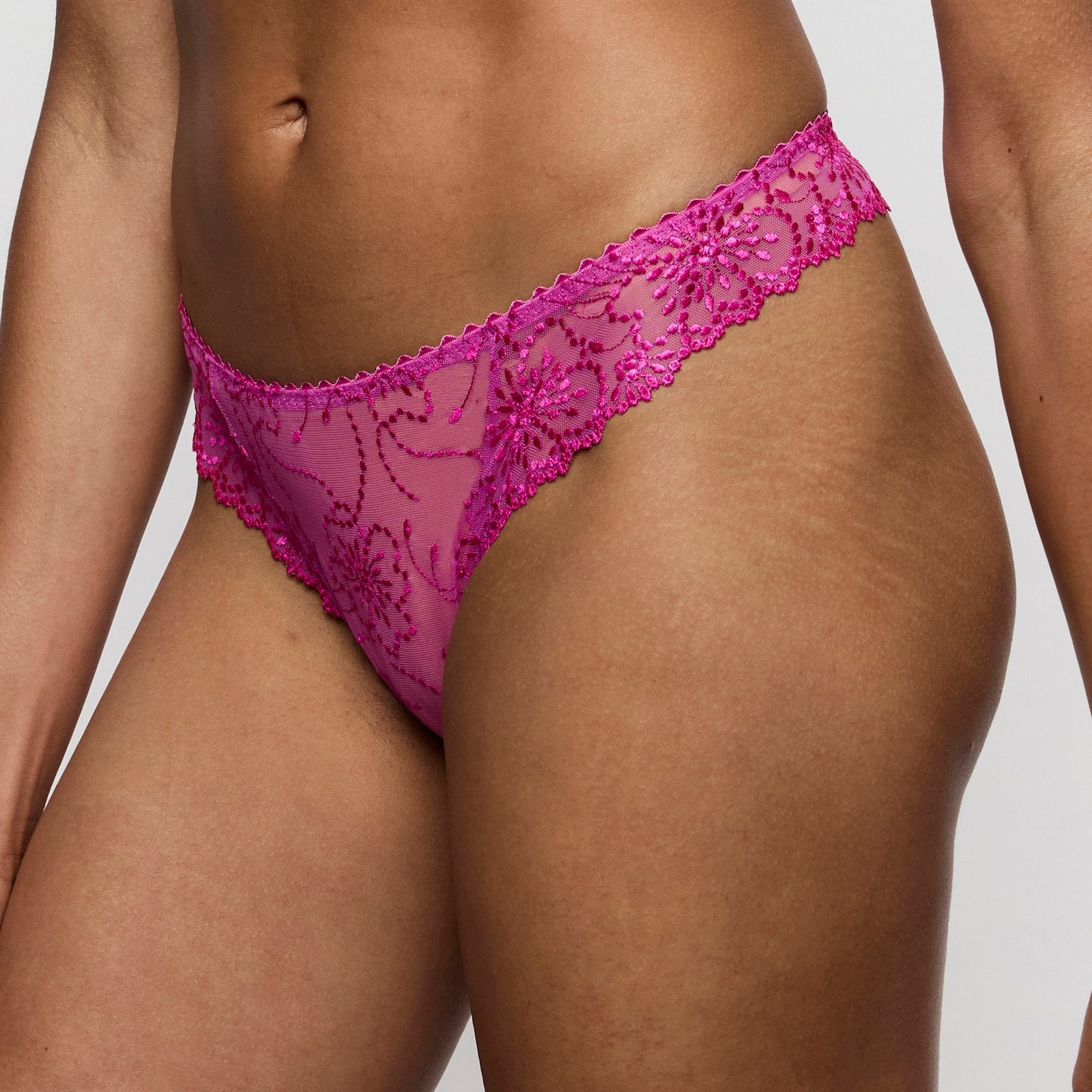 Marie Jo Jane Thong alternate view in Orchid Bliss
