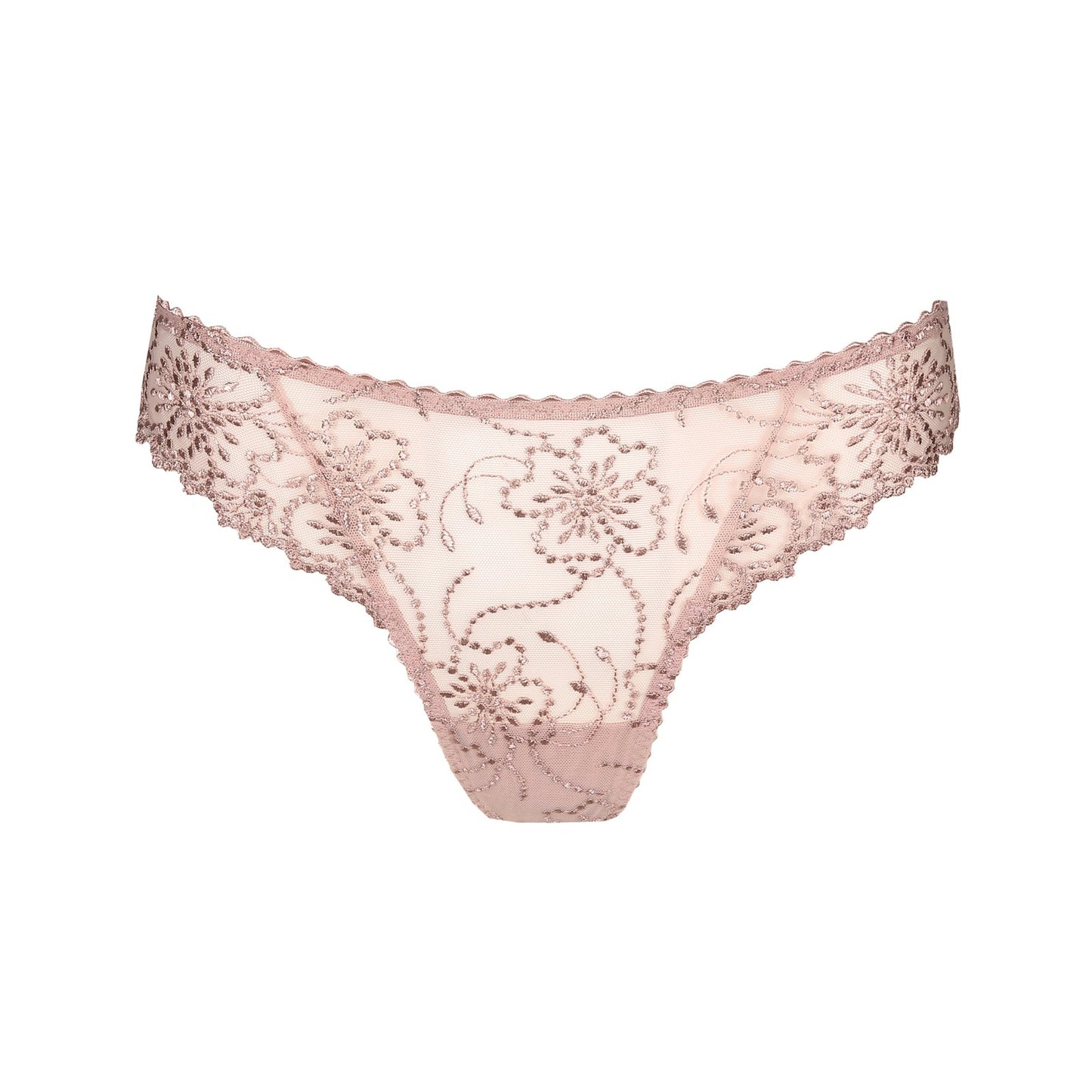 Marie Jo Jane Thong detail view in Bois De Rose