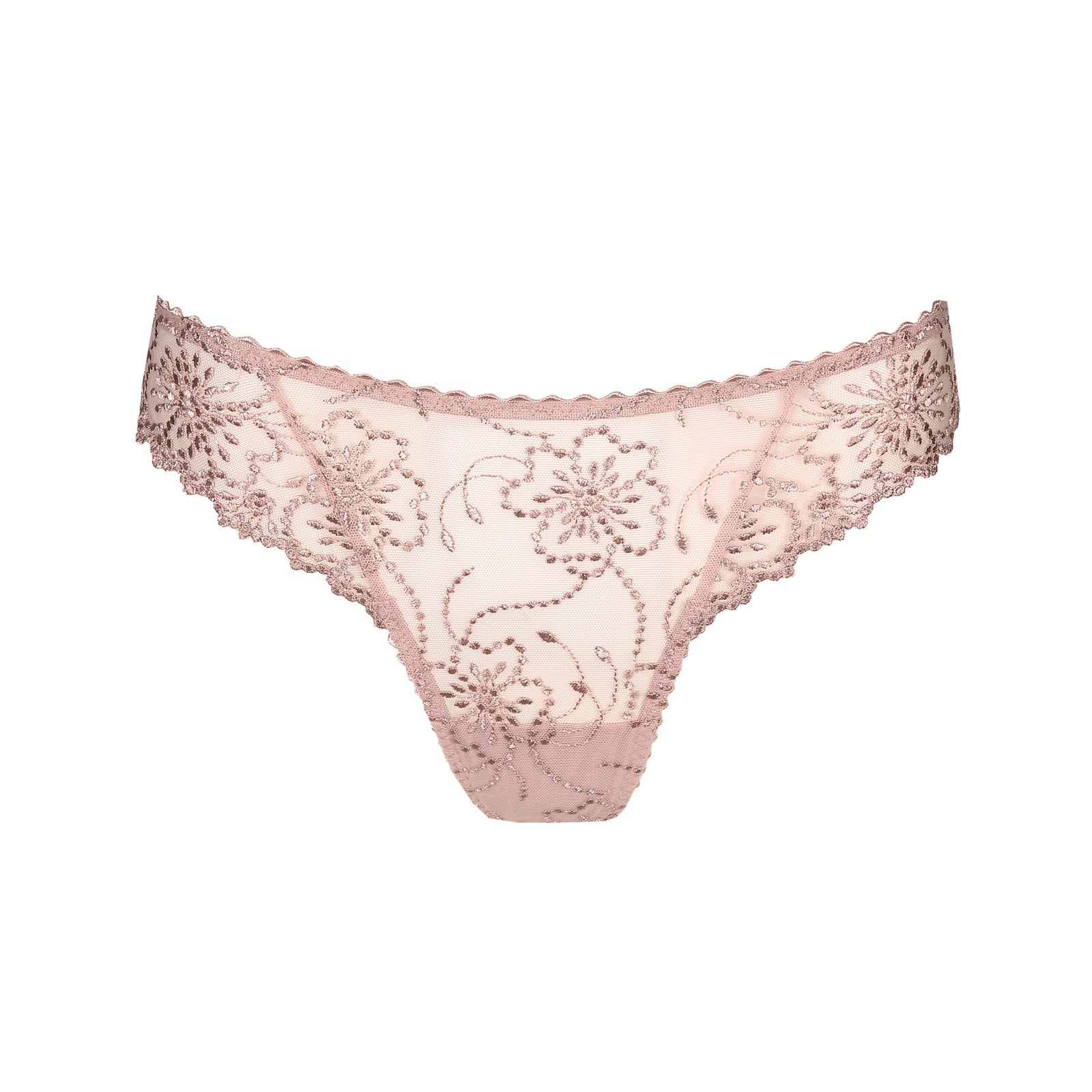 Marie Jo Jane Thong detail view in Bois De Rose