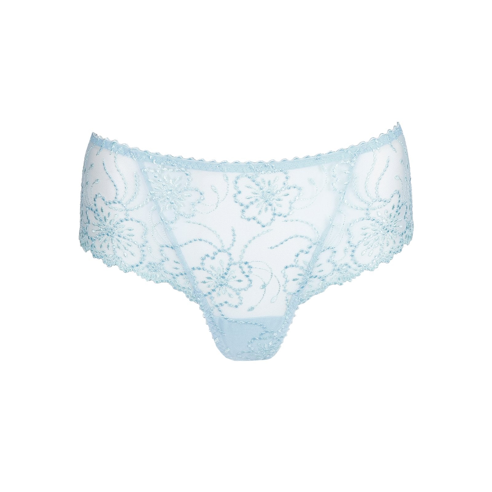 Marie Jo Jane Luxury Thong detail view in Milky Blue