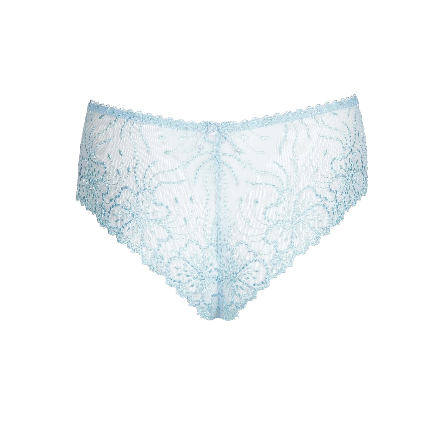 Marie Jo Jane Luxury Thong detail view in Milky Blue