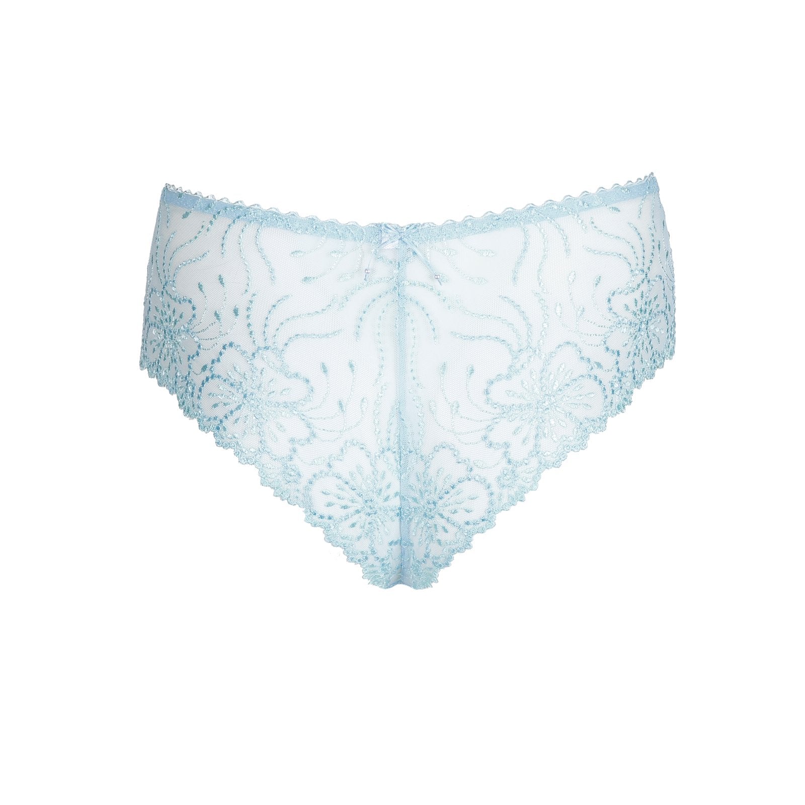 Marie Jo Jane Luxury Thong detail view in Milky Blue