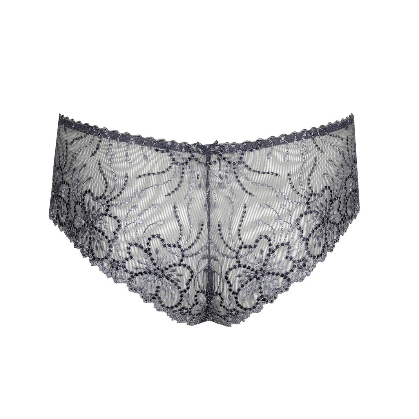 Marie Jo Jane Luxury Thong detail view in Blue Shadow