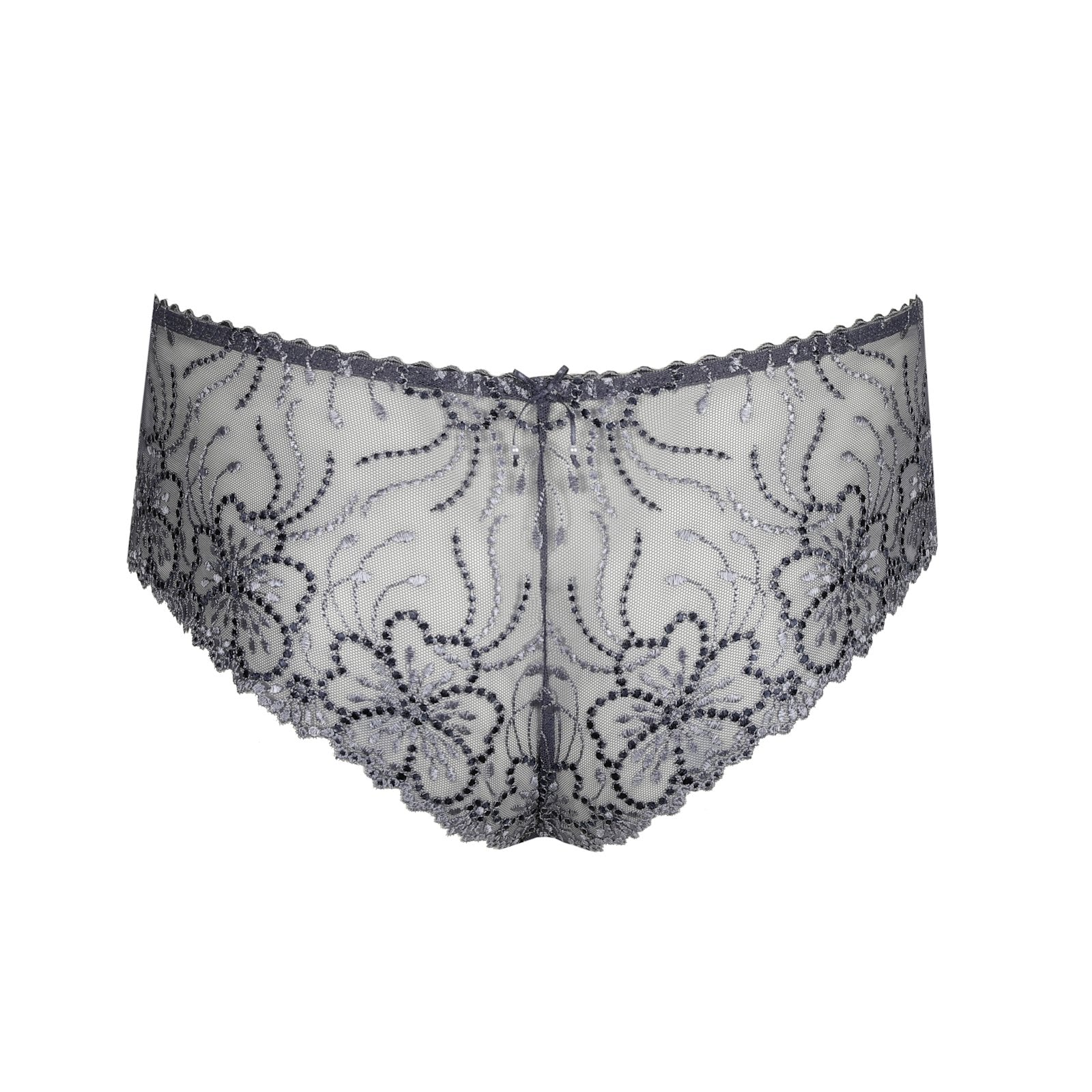Marie Jo Jane Luxury Thong detail view in Blue Shadow