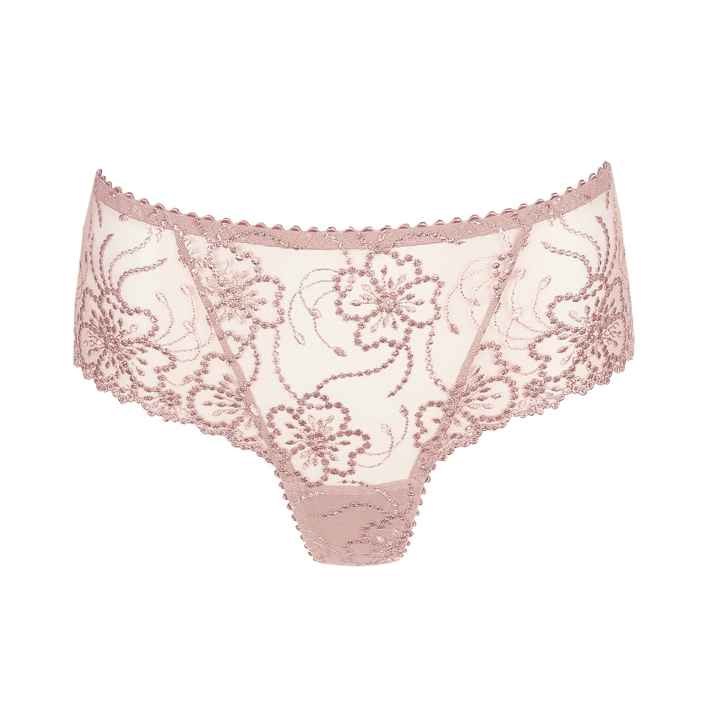 Marie Jo Jane Luxury Thong detail view in Bois De Rose