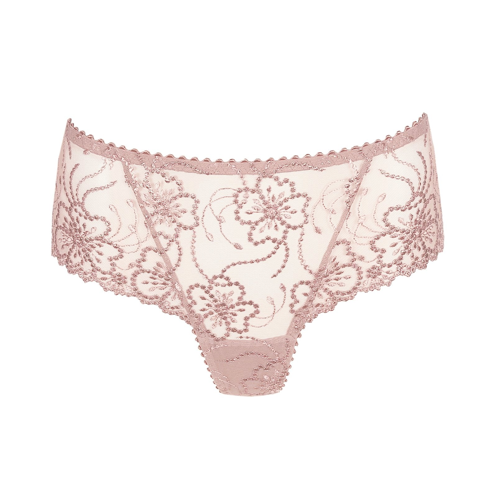 Marie Jo Jane Luxury Thong detail view in Bois De Rose