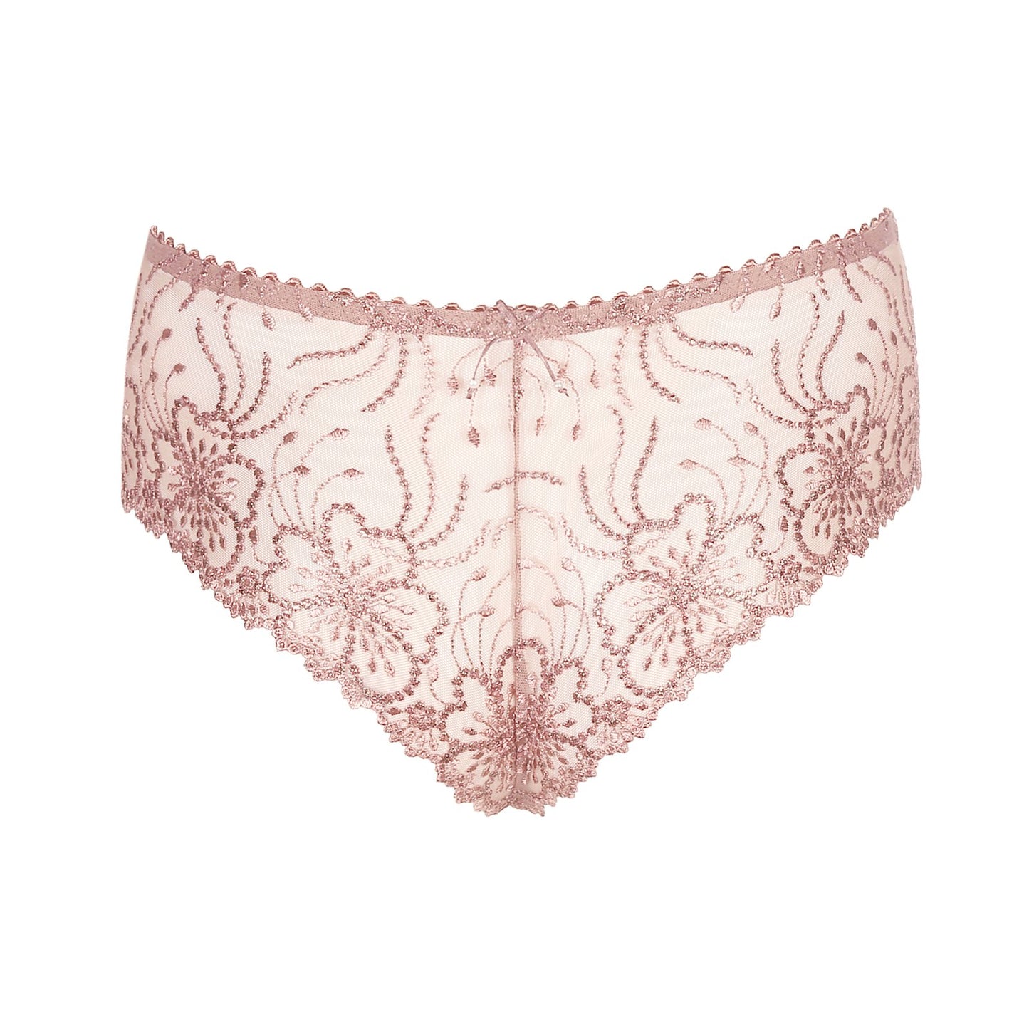 Marie Jo Jane Luxury Thong detail view in Bois De Rose