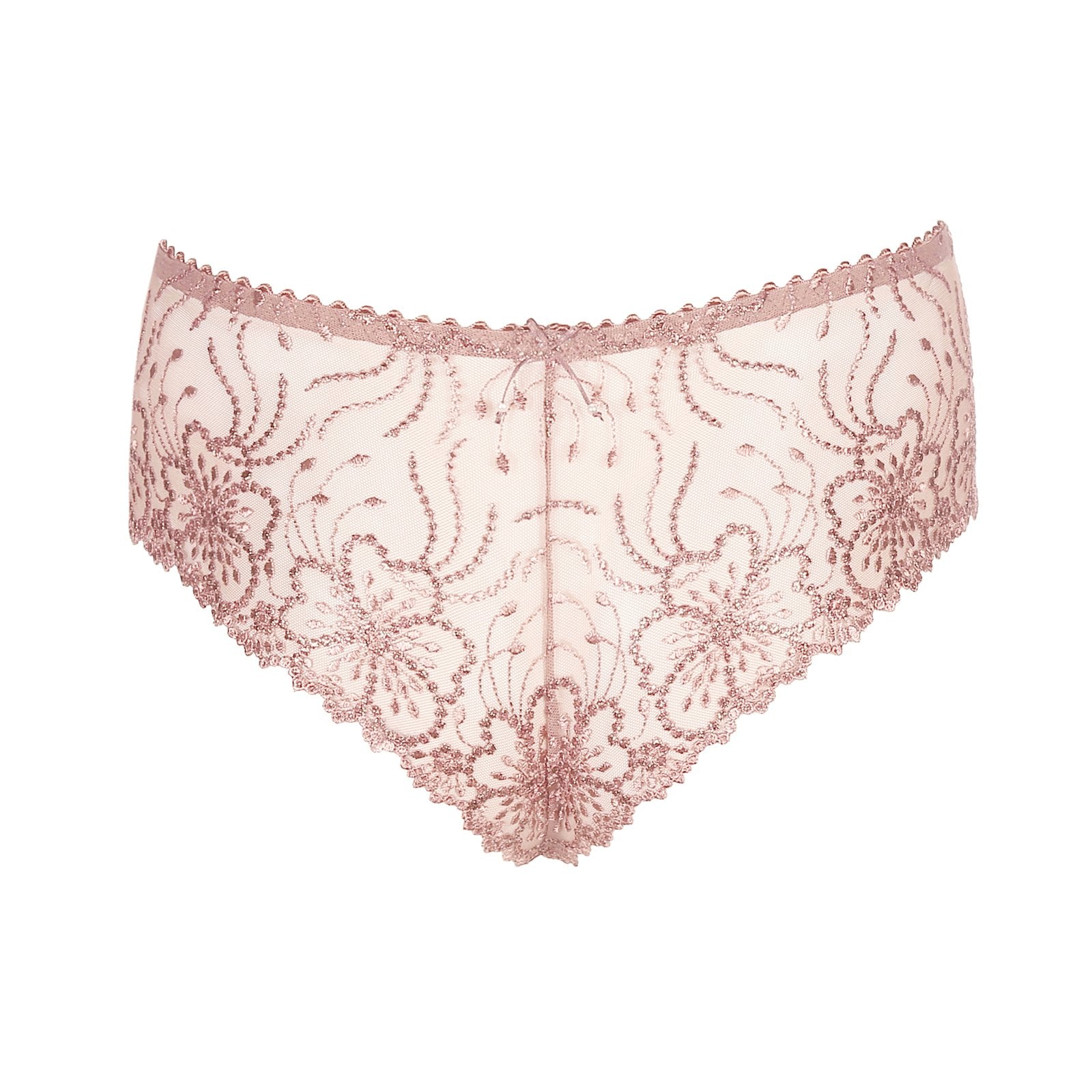 Marie Jo Jane Luxury Thong detail view in Bois De Rose