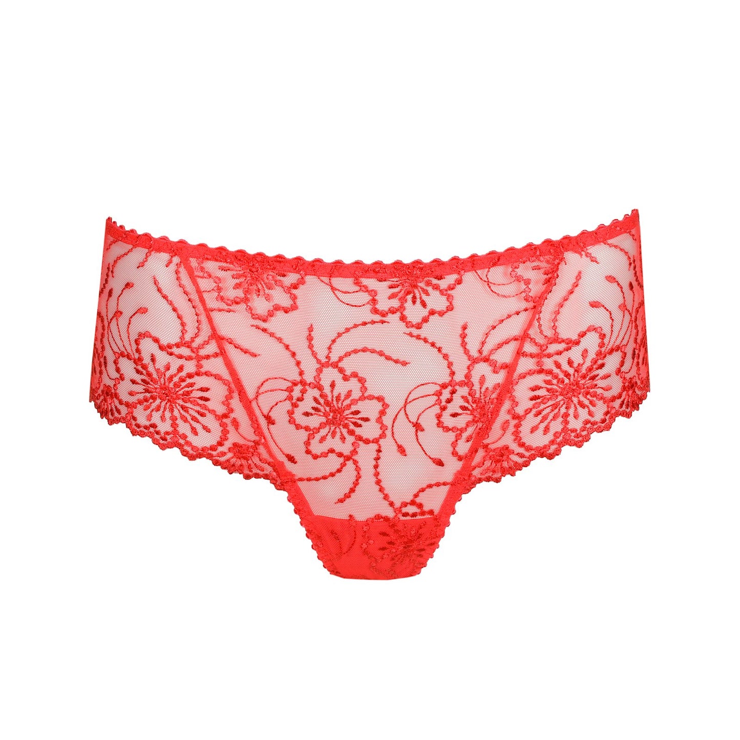 Marie Jo Jane Luxury Thong detail view in True Red