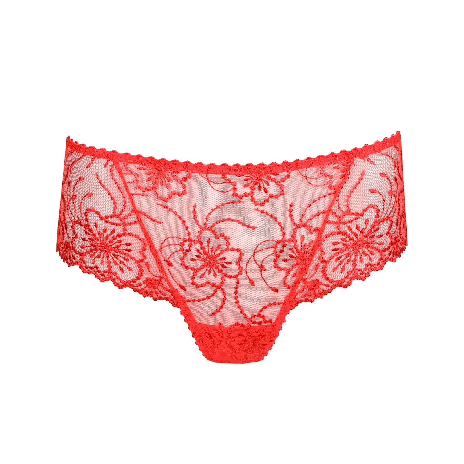 Marie Jo Jane Luxury Thong detail view in True Red