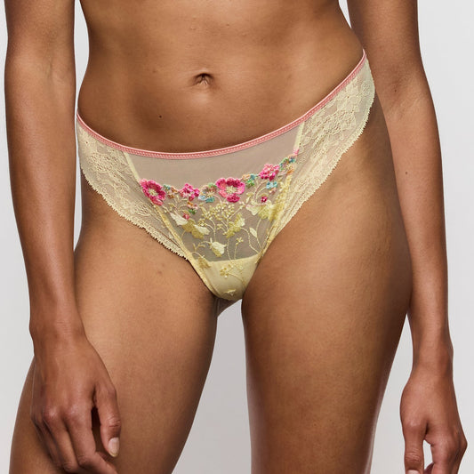 Marie Jo Lizelot Thong front view in French Vanilla