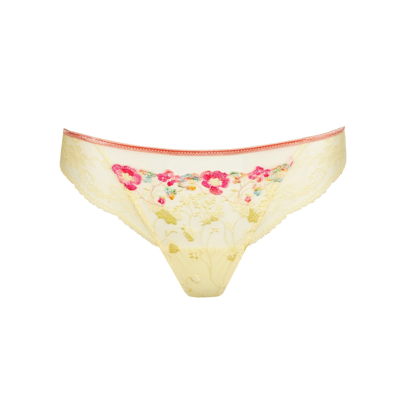 Marie Jo Lizelot Thong detail view in French Vanilla