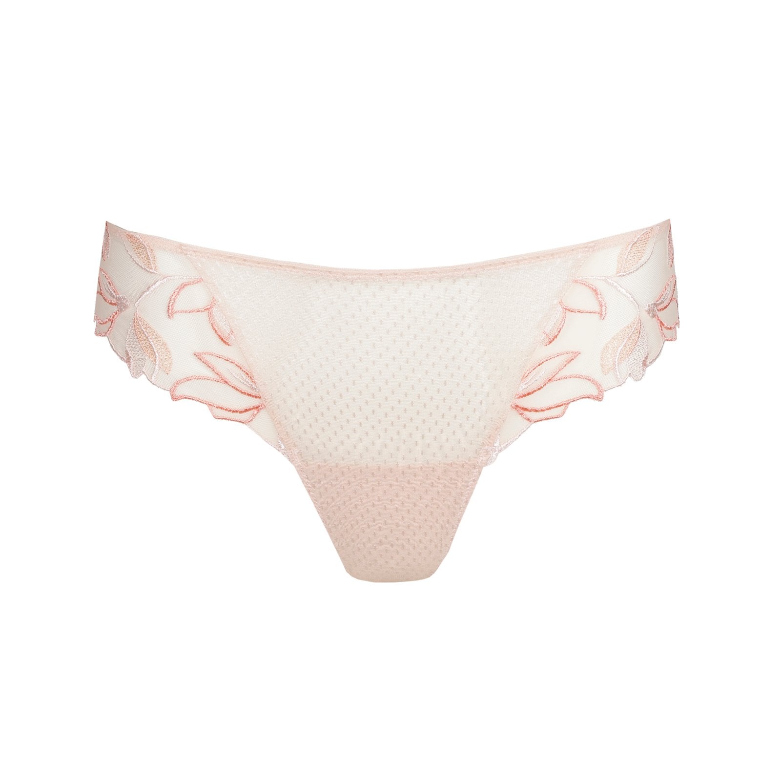 Marie Jo Loish Thong detail view in Pearly Pink