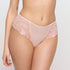 Marie Jo Loish Luxury Thong front view in Pearly Pink