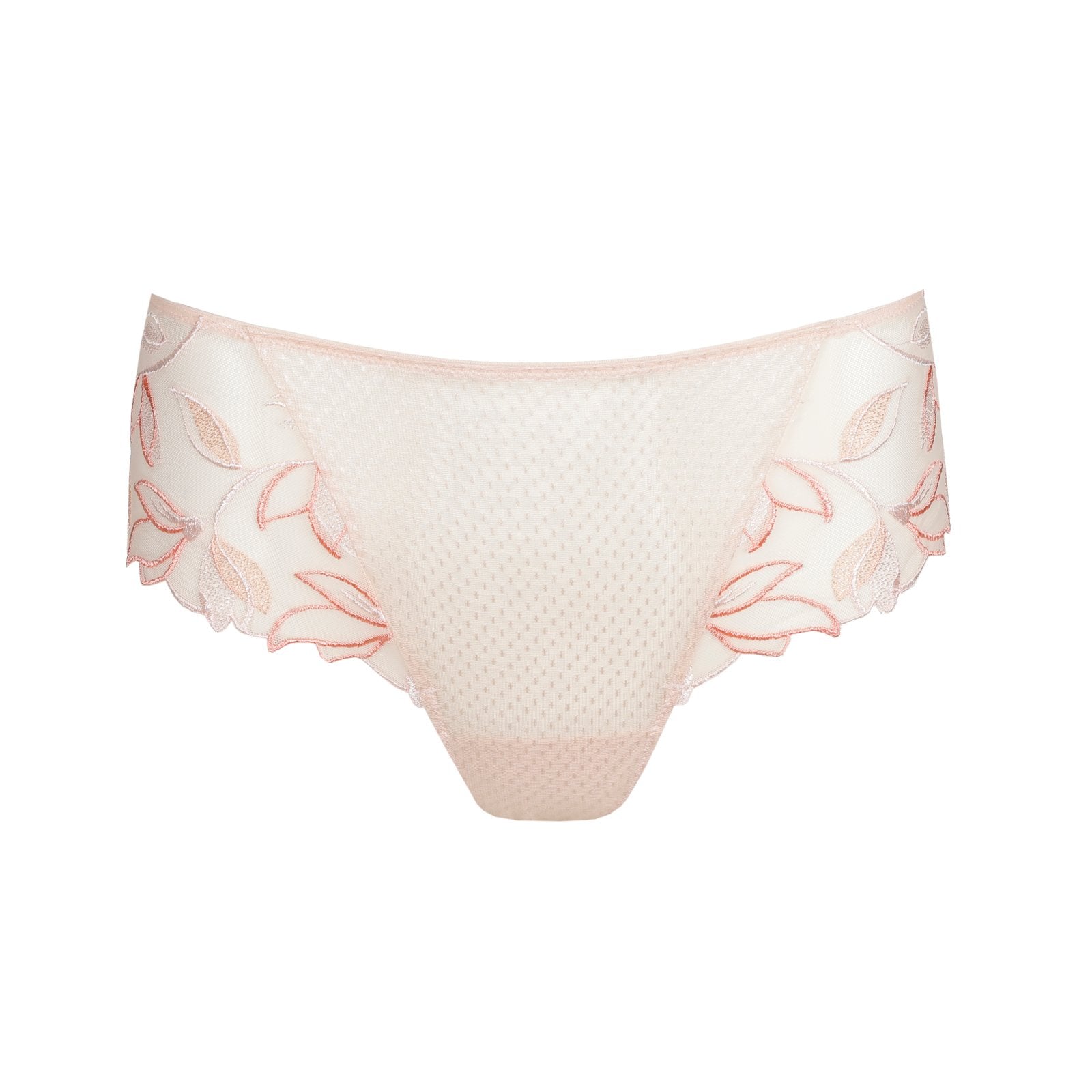 Marie Jo Loish Luxury Thong detail view in Pearly Pink