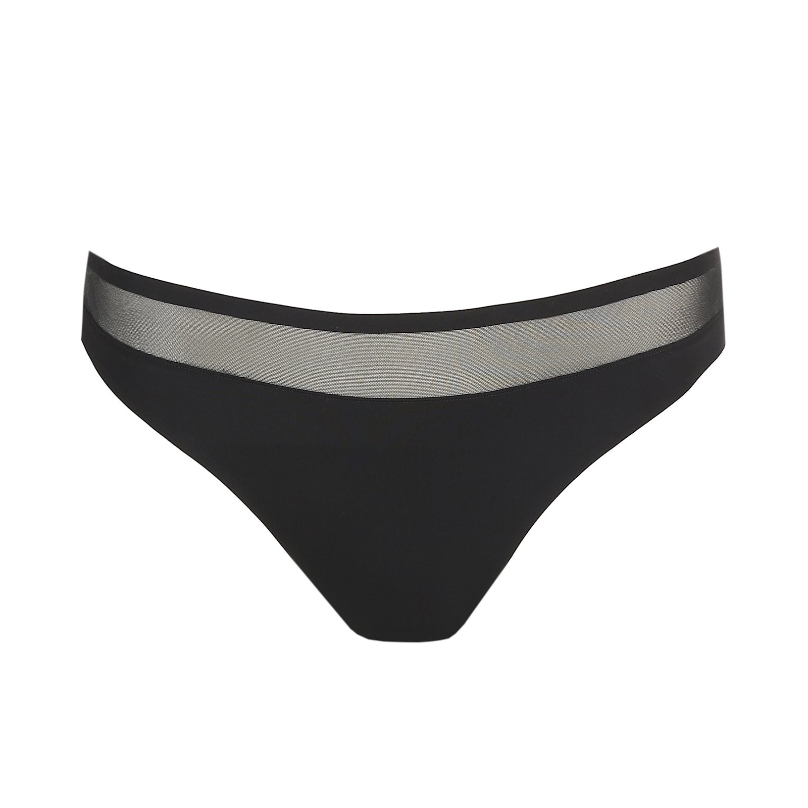 Marie Jo Louie Thong detail view in Black