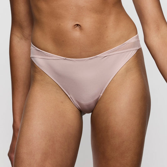 Marie Jo Milao Thong front view in Shadow Grey