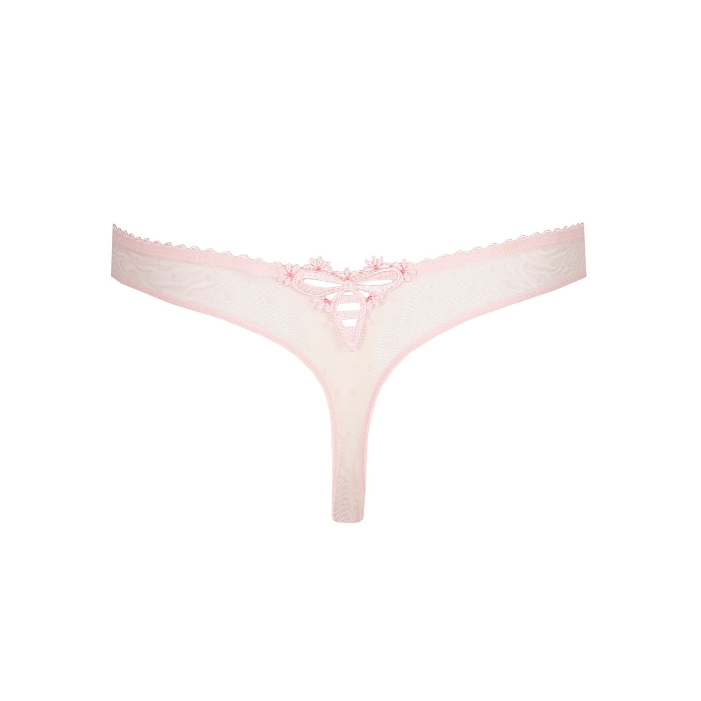 Marie Jo Noova Thong detail view in Gardenia Rose