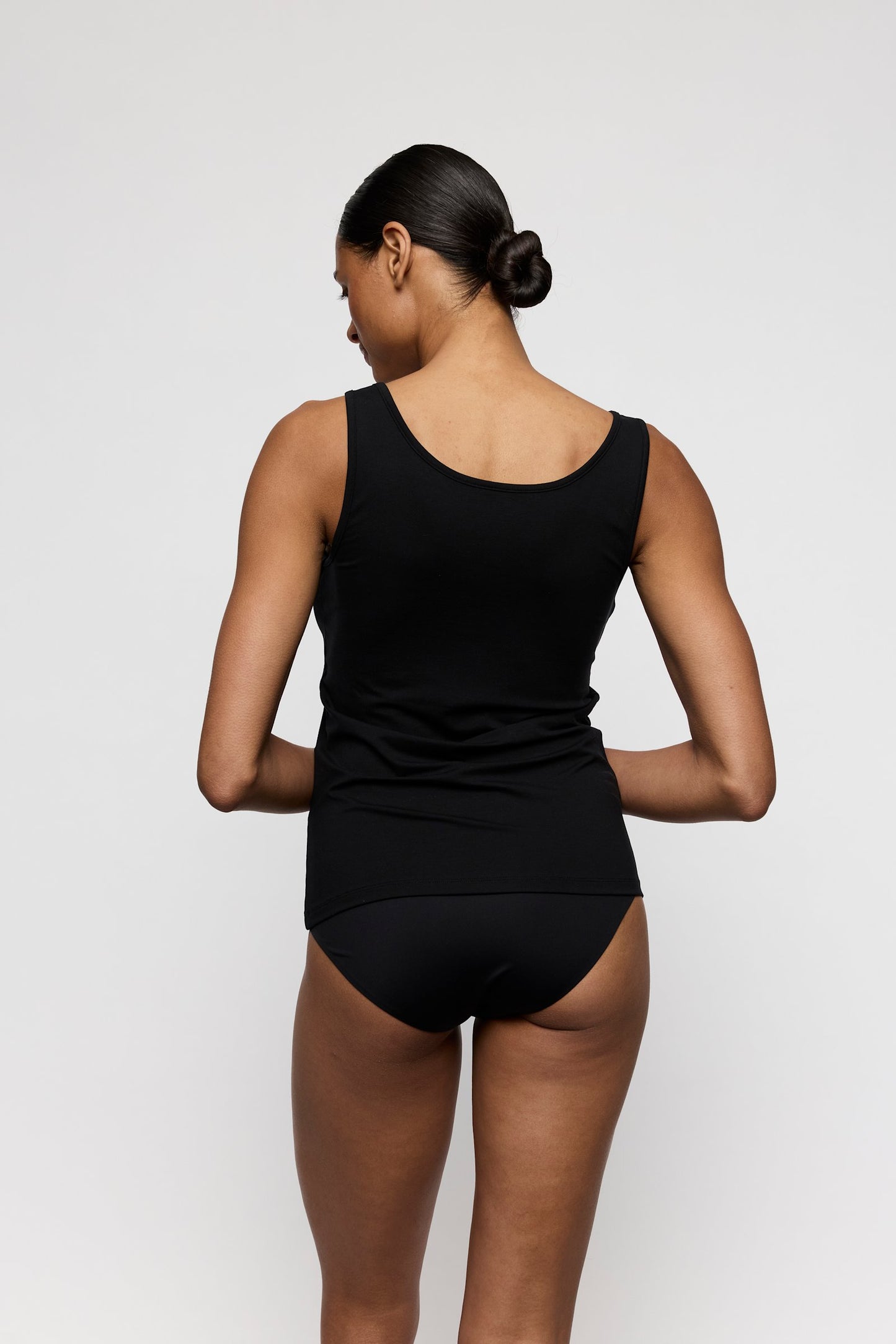 Marie Jo Soft Studio Full Brief styled on model in Black