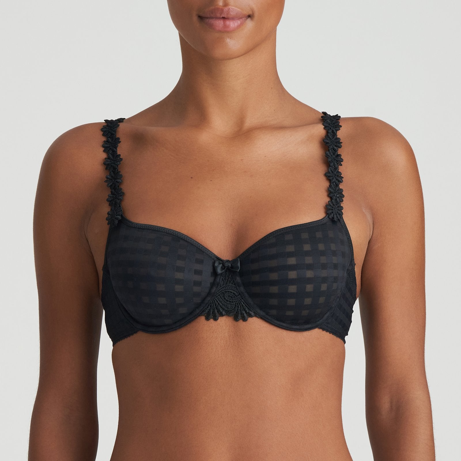 Marie Jo Avero Full Cup Bra front view in Black