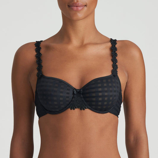 Marie Jo Avero Full Cup Bra front view in Black