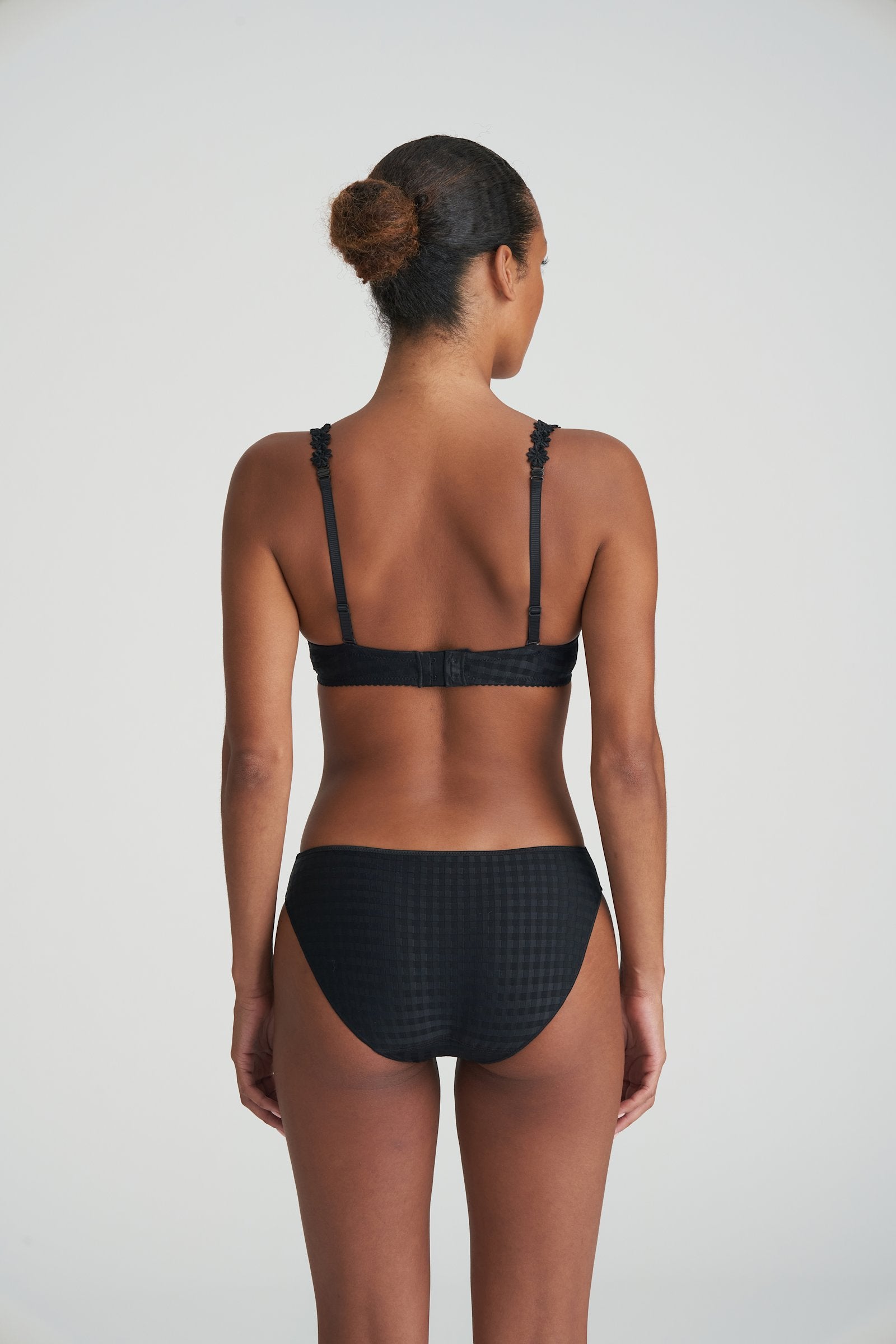 Marie Jo Avero Full Cup Bra styled on model in Black