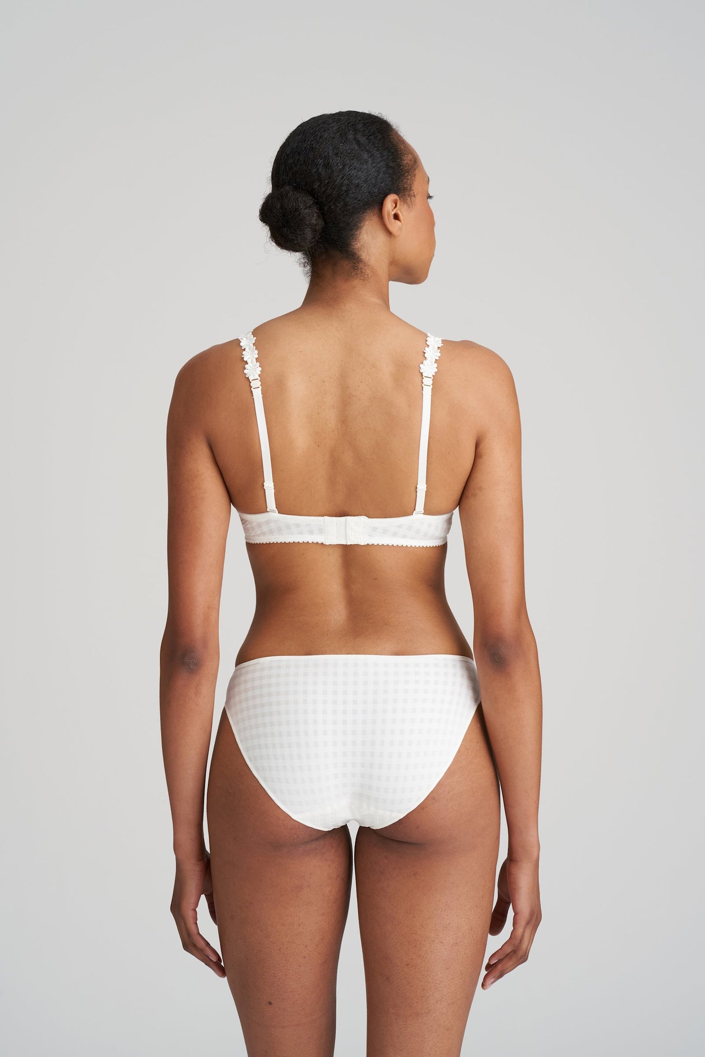Marie Jo Avero Full Cup Bra styled on model in Natural