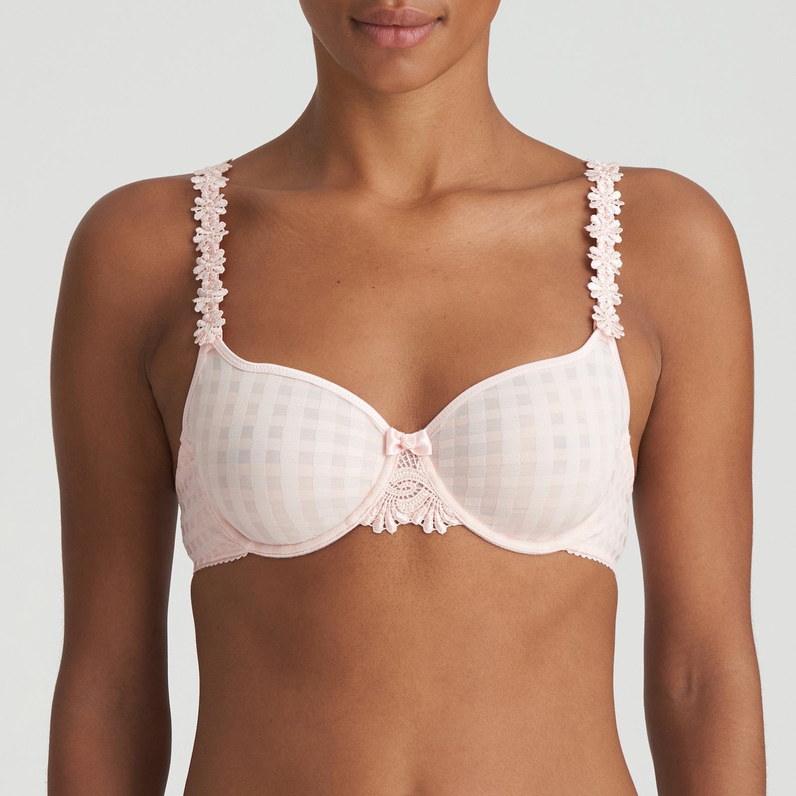 Marie Jo Avero Full Cup Bra front view in Pearly Pink