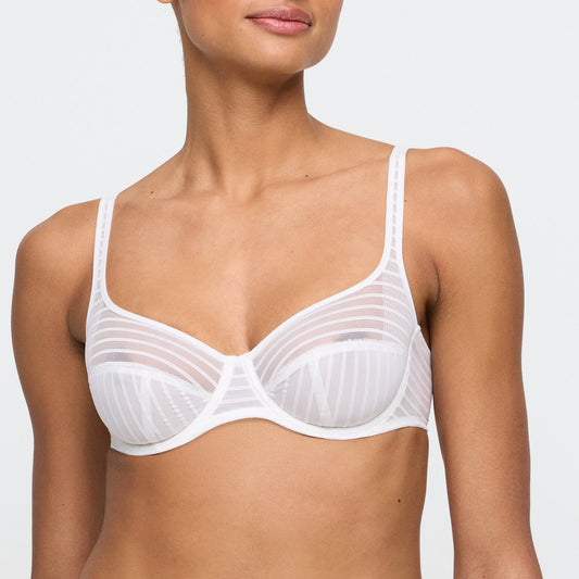 Marie Jo Basyl Full Cup Bra front view in Natural