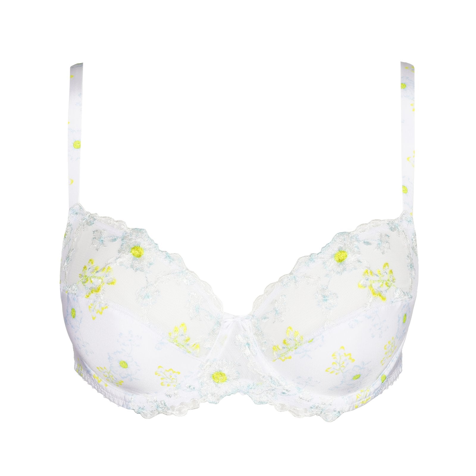 Marie Jo Chen Full Cup Bra detail view in White Yacht