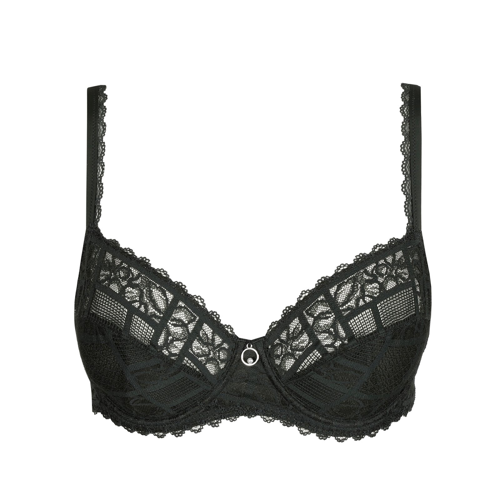 Marie Jo Jadei Full Cup Bra detail view in Deep Forest