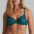 Marie Jo Junoo Full Cup Bra front view in Jasper Green
