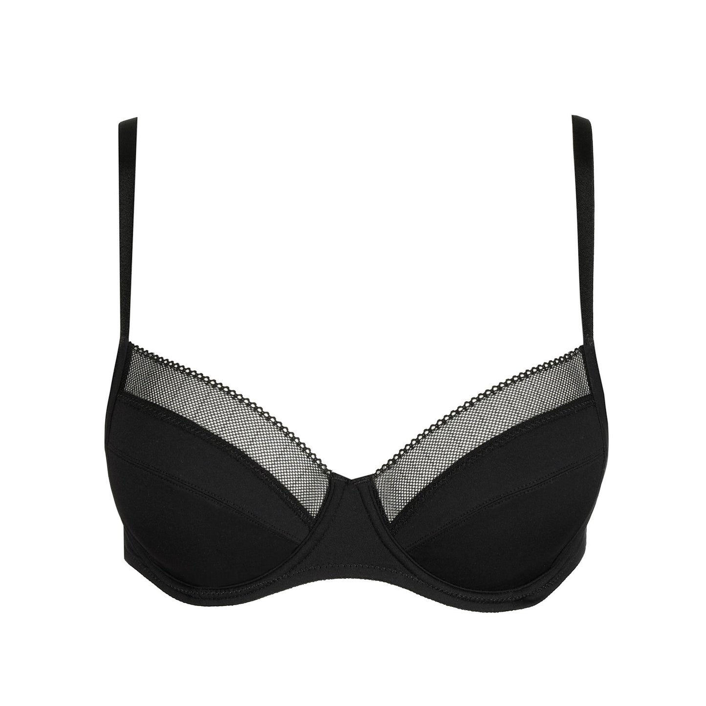 Marie Jo Milao Full Cup Bra detail view in Black