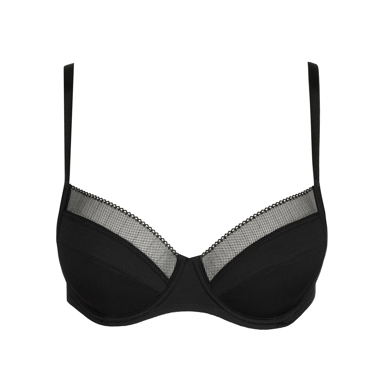 Marie Jo Milao Full Cup Bra detail view in Black