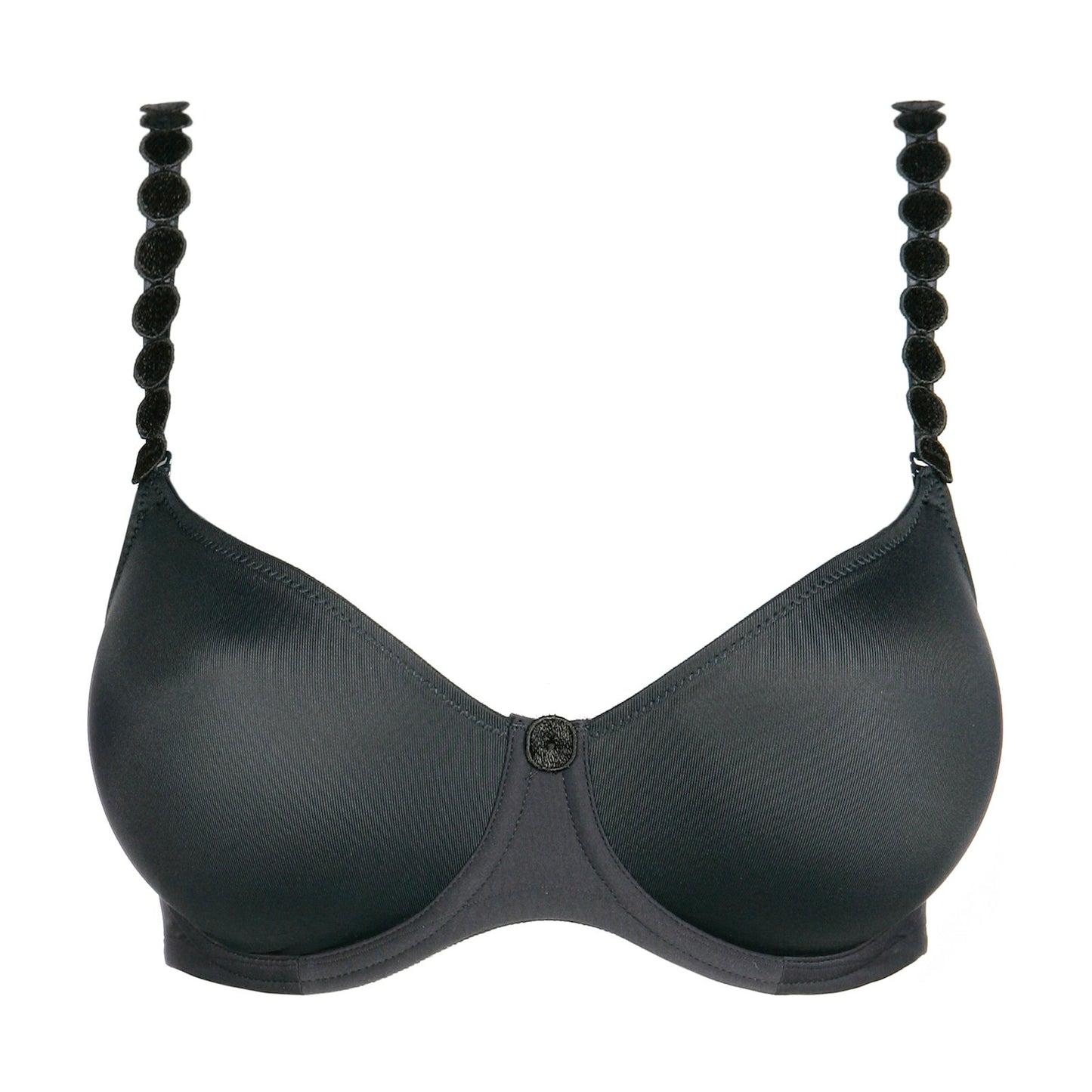 Marie Jo Tom Full Cup Bra detail view in Charcoal