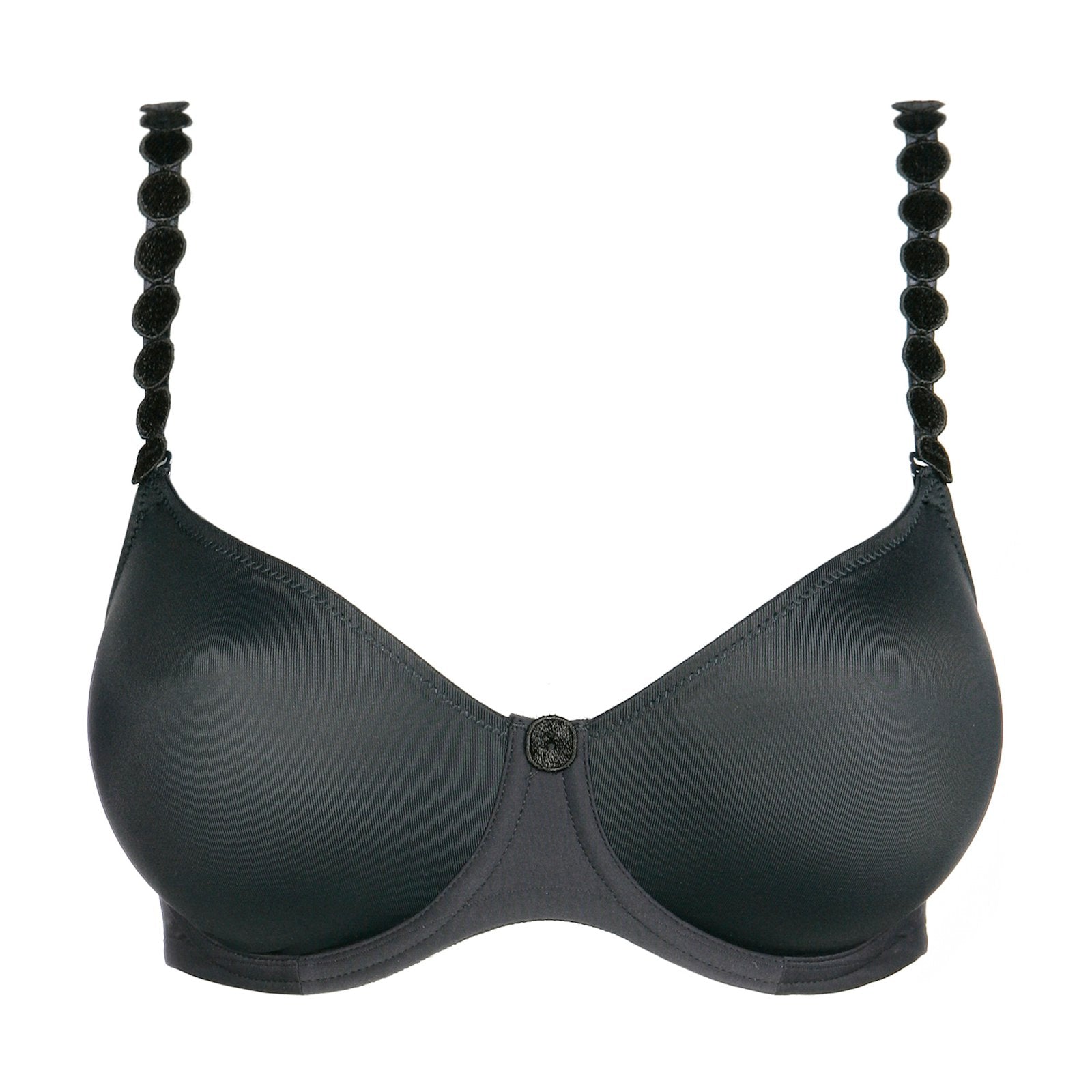 Marie Jo Tom Full Cup Bra detail view in Charcoal
