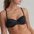 Marie Jo Tom Full Cup Bra front view in Graphite Grey