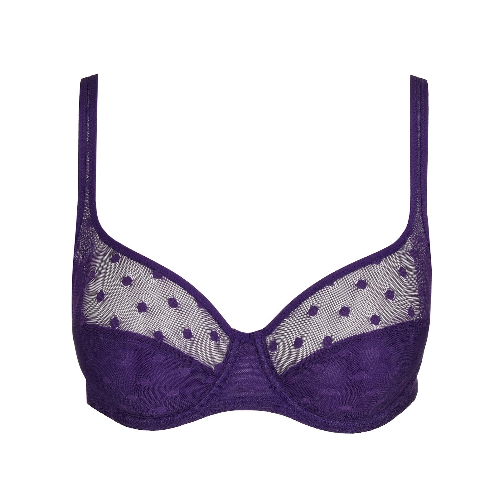 Marie Jo Tulio Full Cup Bra detail view in Majestic Purple