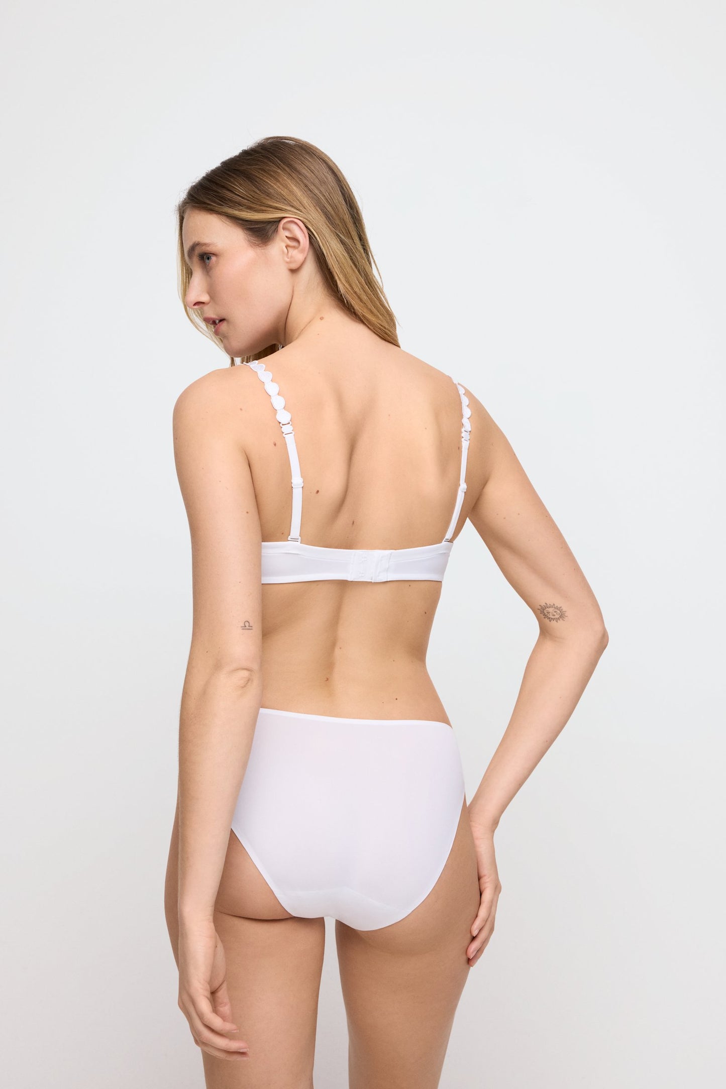 Marie Jo Tom Brief styled on model in Natural