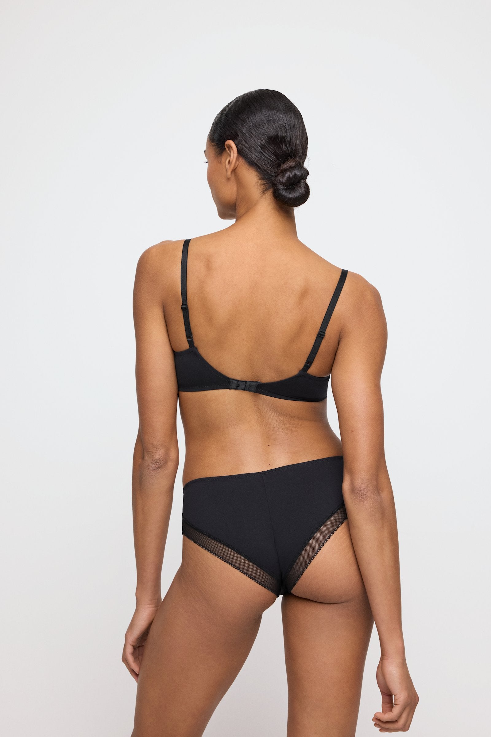 Marie Jo Milao Hotpant styled on model in Black
