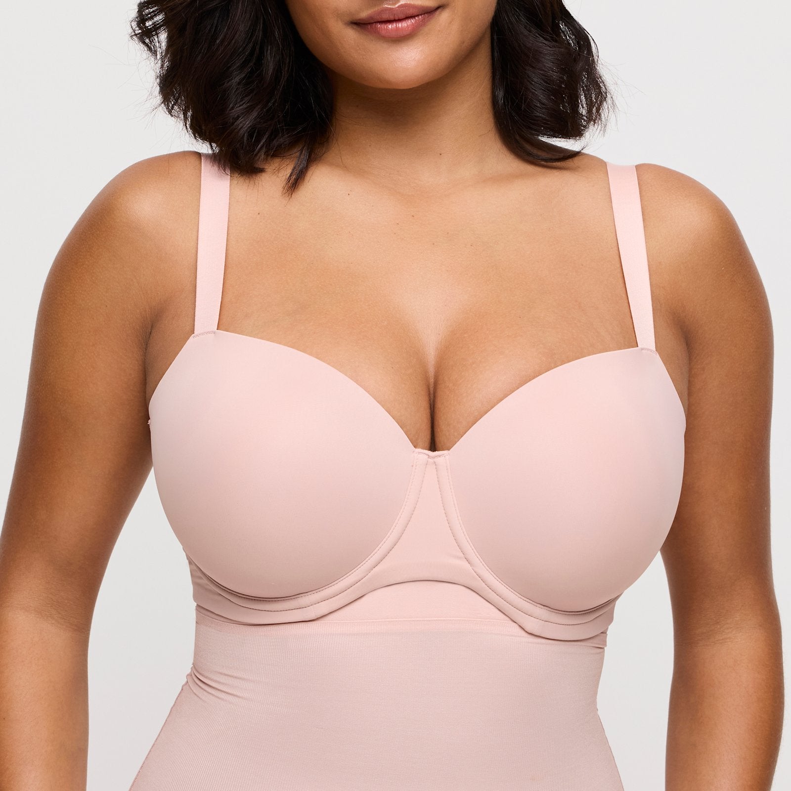 PrimaDonna Figuras Padded Balcony Bra in Powder Rose