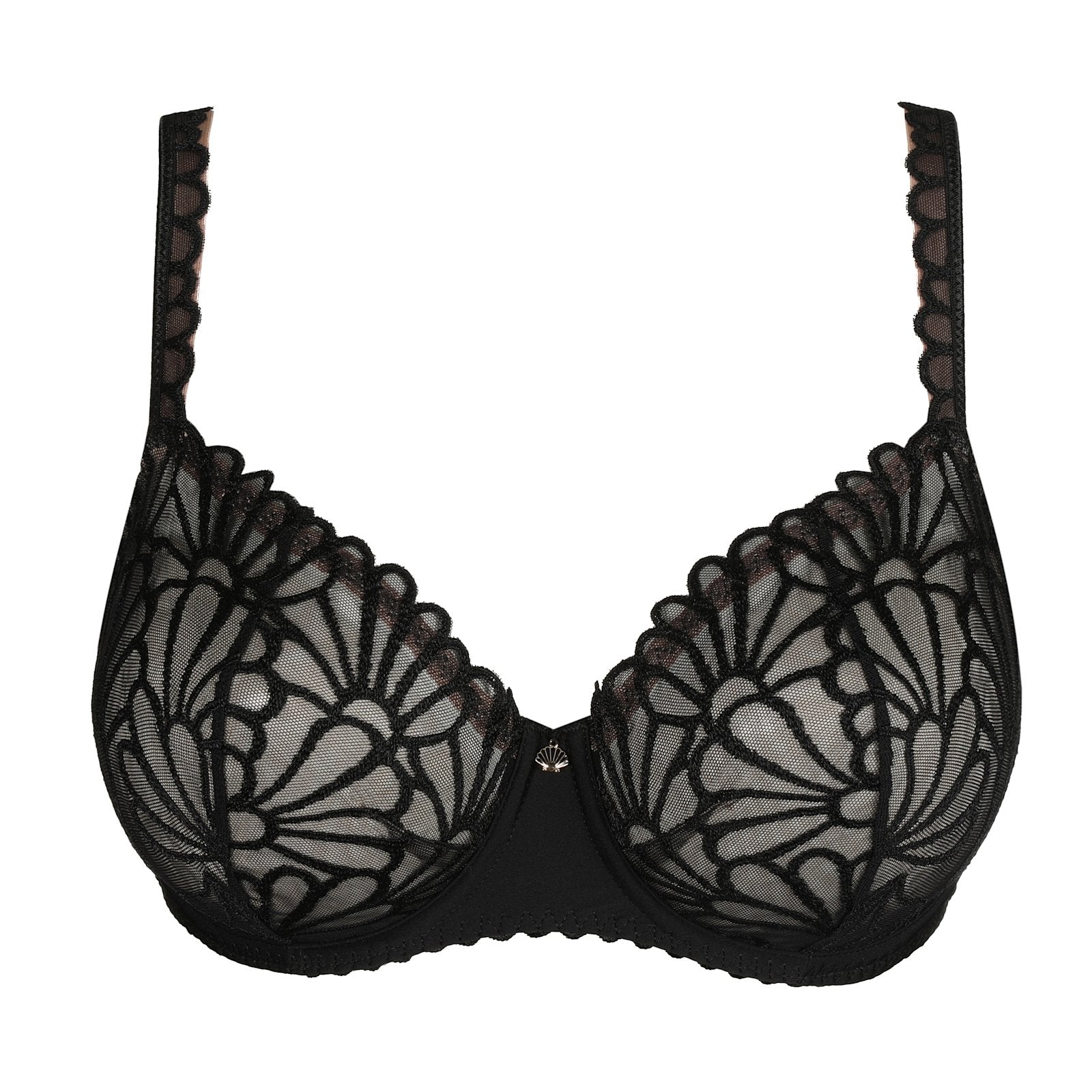 PrimaDonna Gallipoli Balcony Bra flat lay in Black