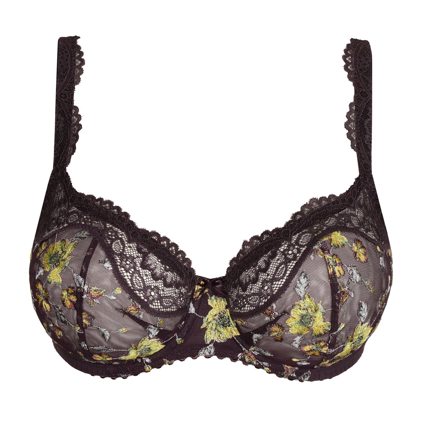 PrimaDonna Malba Balcony Bra flat lay in Amethyst