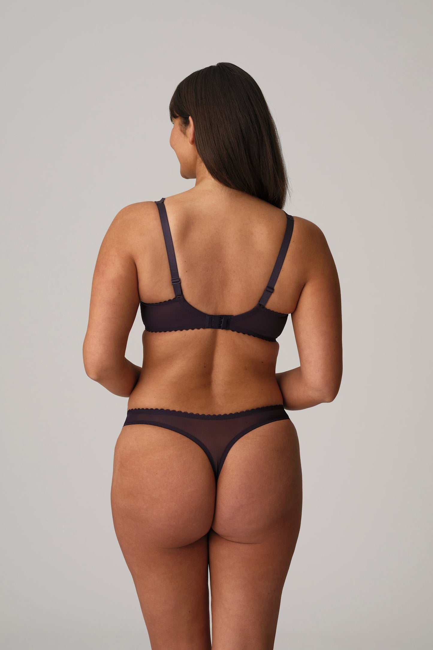 PrimaDonna Malba Balcony Bra on model in Amethyst