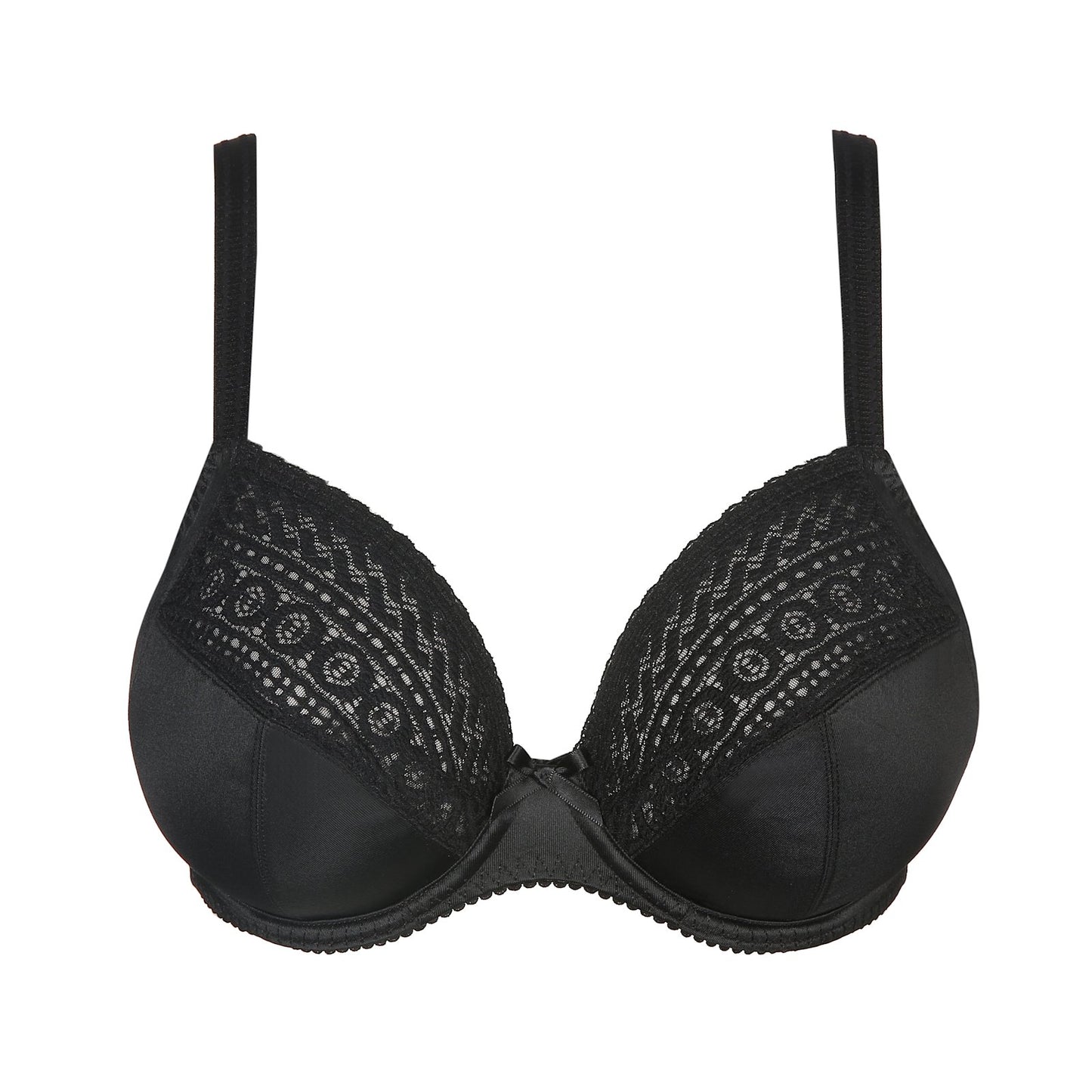 PrimaDonna Montara Plunge Bra flat lay in Black