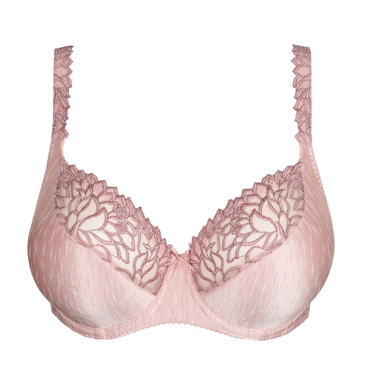 PrimaDonna Monterrey Padded Balcony Bra flat lay in Vintage Pink